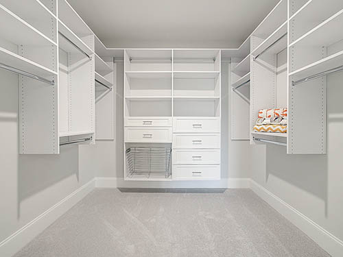 Windsong homes provide ample storage – including closets, pantry, and flexible spaces.>